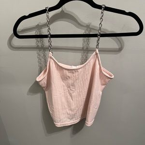 Summer Pink crop tank top